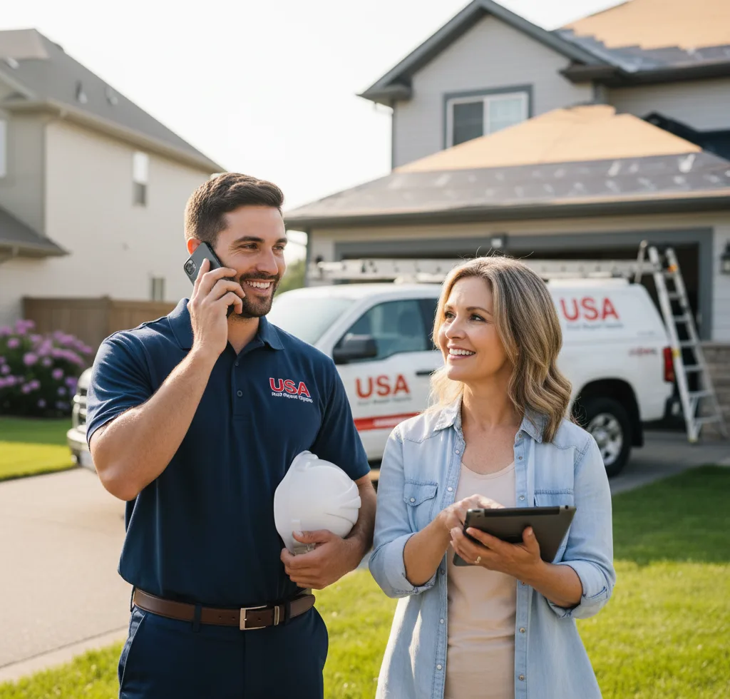 USA Roof Repair Experts customer support in Wheaton